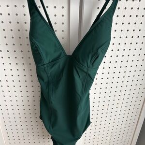 Amoressa Forest Green One Piece ornate bathing suit